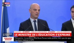 «Tout le monde reste au travail» : Jean-Michel Blanquer s'exprime sur la fermeture des écoles