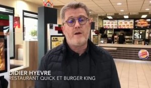 Coronavirus : réactions des responsables de Quick et Burger king