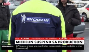 Coronavirus : Michelin suspend sa production