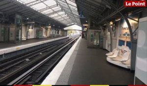 Paris : la station La Motte-Picquet - Grenelle, le mardi 17 mars 2020, à 7h30