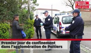 VIDÉO. Confinement : premières patrouilles de police à Poitiers