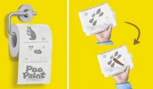 PooPaint : le papier toilette qui vous permet de jouer les artistes aux WC