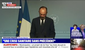 "Le titre 2 du projet de loi instaure un dispositif d'état d'urgence sanitaire" Edouard Philippe