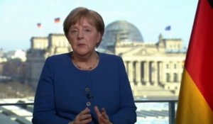 Angela Merkel s'est adressée aux Allemands pour les alerter sur la crise sanitaire du coronavirus