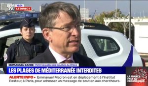 Interdiction des plages des Bouches-du-Rhône: "C'est le meilleur moyen de dissuader nos compatriotes" Préfet de police