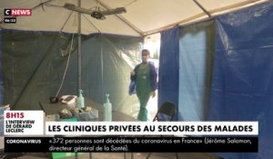 Coronavirus : les cliniques privées au secours des malades