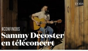 Téléconcert : Sammy Decoster joue "De Glace" depuis son garage de la vallée de l'Isère