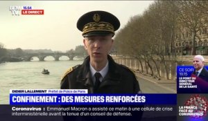 Confinement: "Il reste des progrès à faire" Préfet de Police de Paris