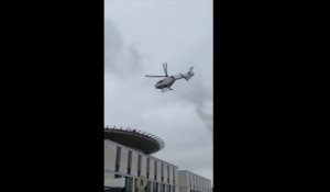 Des patients français atteints du coronavirus transportés par hélicoptère dans un hôpital allemand