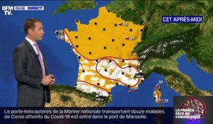 Le ciel est dégagé et ensoleillé sur la moitié nord de la France ce lundi