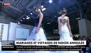 VIRUS - Les couples confrontés à l'annulation de leurs mariages et de leurs voyages de noces depuis le confinement - VIDEO