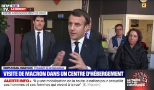 Emmanuel Macron: "Il y a une mobilisation extraordinaire pour accueillir les personnes en détresse"