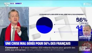 56% des Français estiment que la crise du coronavirus est mal gérée par le gouvernement, selon un sondage Elabe