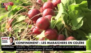 VIRUS - Avec la fermeture des marchés, les maraichers n'arrivent plus à vendre leurs légumes frais - VIDEO