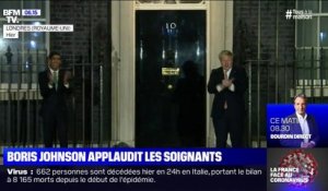 À Londres, Boris Johnson applaudit les soignants en première ligne face au coronavirus