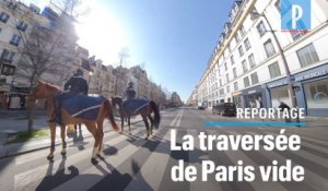 Nous avons traversé Paris vidé de ses habitants