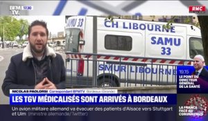 Coronavirus: les TGV médicalisés sont arrivés à Bordeaux