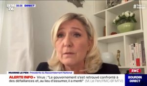 Marine Le Pen dit n'être "sortie que deux fois" depuis le début du confinement