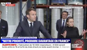 Emmanuel Macron: "Quand on vit ce que l'on vit, on ne peut pas demander aux gens de l'avoir prévu il y a dix ans"