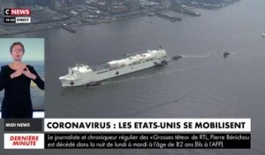 Coronavirus : un navire hôpital accoste à New-York