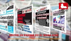 REVUE DE PRESSE CAMEROUNAISE DU 31 MARS 2020