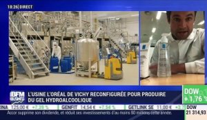 Édition spéciale : L'usine L'Oréal de Vichy reconfigurée pour produire du gel hydroalcoolique - 02/04