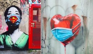 Coronavirus : le street art aussi s'attaque à la pandémie