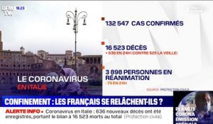Coronavirus: 636 morts supplémentaires en 24h en Italie, portant le bilan à 16.523 morts