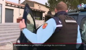 Aude : les gendarmes veillent sur les commerces fermés