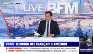 Virus: le moral des Français s'améliore - 08/04