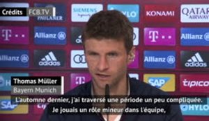 Bayern - Müller : "Je ne pensais pas prolonger mon contrat"