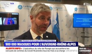 Laurent Wauquiez: 900.000 masques vont être acheminés vers les maisons de retraite de la région Auvergne-Rhône-Alpes