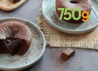 Recette du coulant au chocolat noir - 750g