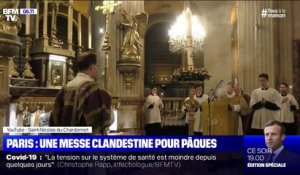 Une messe de Pâques clandestine célébrée dans une église traditionaliste à Paris