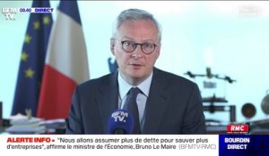 Bruno Le Maire: "Le report pourra se transformer en annulation de charges à propos des hels et restaurants"