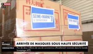 Coronavirus : arrivée de masques sous haute protection