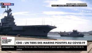 Au moins un tiers des marins du Charles de Gaulle positifs au coronavirus