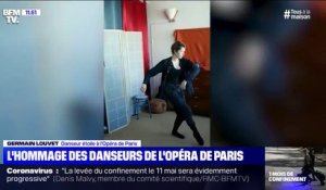 Les danseurs de l'Opéra de Paris rendent hommage aux soignant