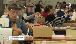 Confinement : une usine éphémère de production de masques à La Teste-de-Buch