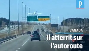 Canada : Un avion atterrit en urgence en plein milieu de l'autoroute