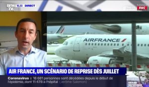 Air France: l'objectif de 30% de vols d'ici juillet "est assez ambitieux", explique Xavier Tytelman, expert aéronautique CGI Consulting
