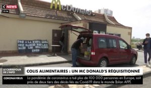 Un restaurant McDonald's réquisitionné pour des repas solidaires