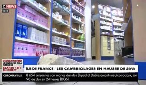 Coronavirus - Depuis la mise en place du confinement, les cambriolages dans les commerces ont augmenté en Ile-de-France - VIDEO