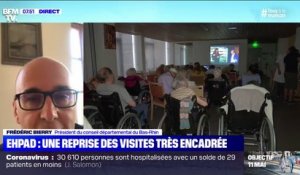 Frédéric Bierry: "Pour les visites en Ehpad, l'établissement doit pouvoir assurer la sécurité des pensionnaires"