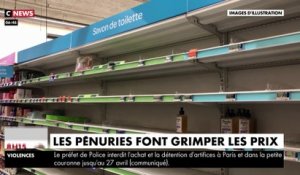 Les pénuries font grimper les prix