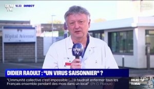 "Ce n'est qu'une hypothèse": le Pr Adnet réagit aux propos du Pr Raoult sur la saisonnalité du coronavirus
