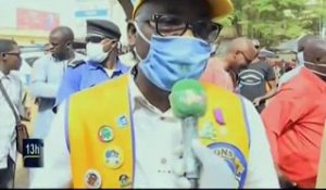 ORTM / Covid 19 - Remise de masques aux conducteurs de la Sotrama par le Lions Club International Bamako