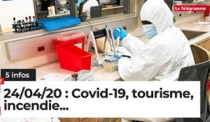 Covid-19, tourisme, incendie... Cinq infos bretonnes du 24 avril