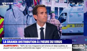 Alexandre Bompard (Carrefour): "Nous avons eu trois décès en France depuis de le début de la crise"