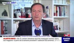 Michel-Édouard Leclerc: "On a eu des fruits et légumes français qui étaient plus chers dans les centres E. Leclerc, ce qui a créé des tensions"